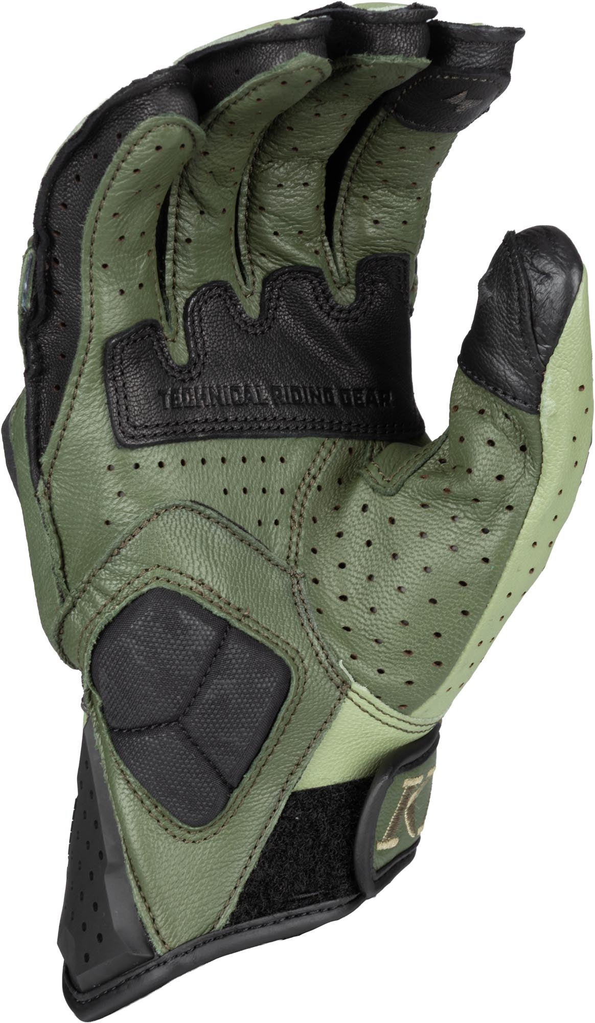 Klim Badlands Aero Pro Short 2026 Gants de moto perforés olive/vert 3XL Figure 2
