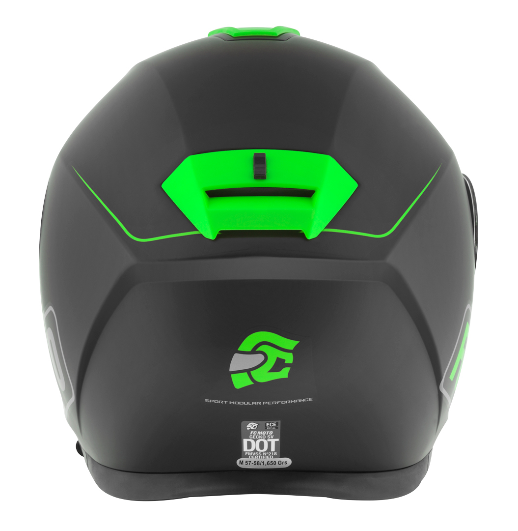 FC-Moto Novo Straight Hjälm svart/grön Förlust (59/60) Figur 7