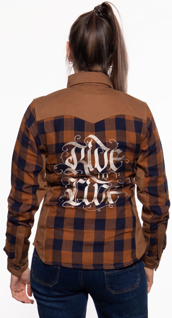 Queen Kerosin Ride to Live Adventure Camisa feminina S Figura 2