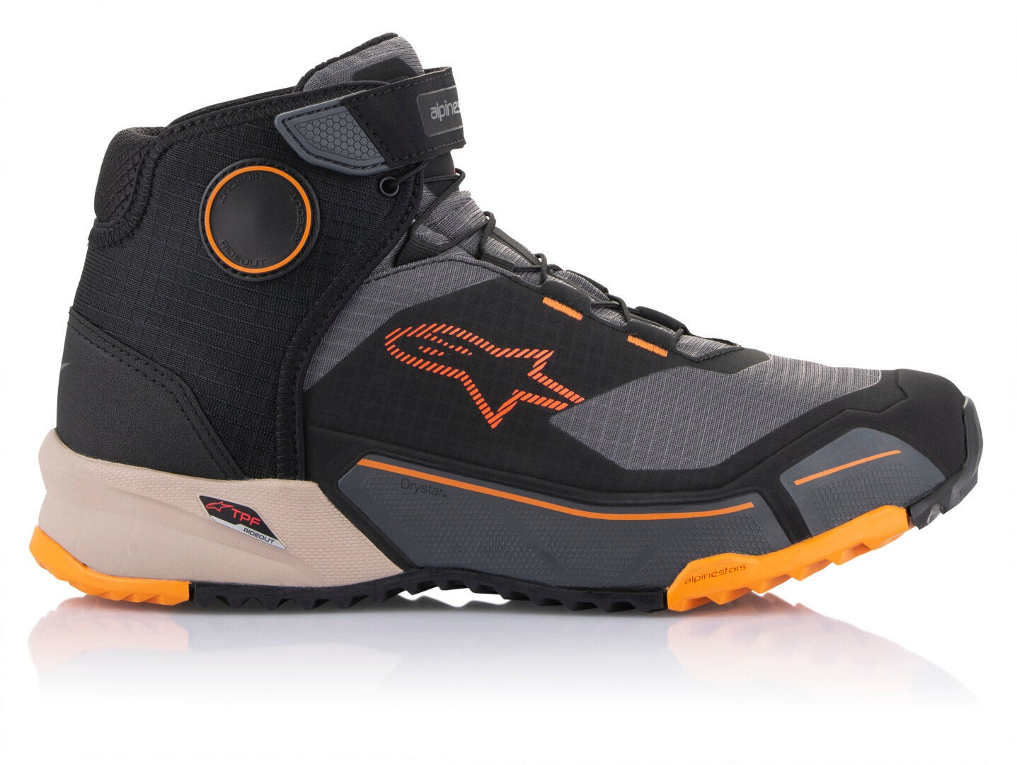 Alpinestars CR-X Drystar Motorcykel Sko sort/orange 11,5 (45) Figur 2