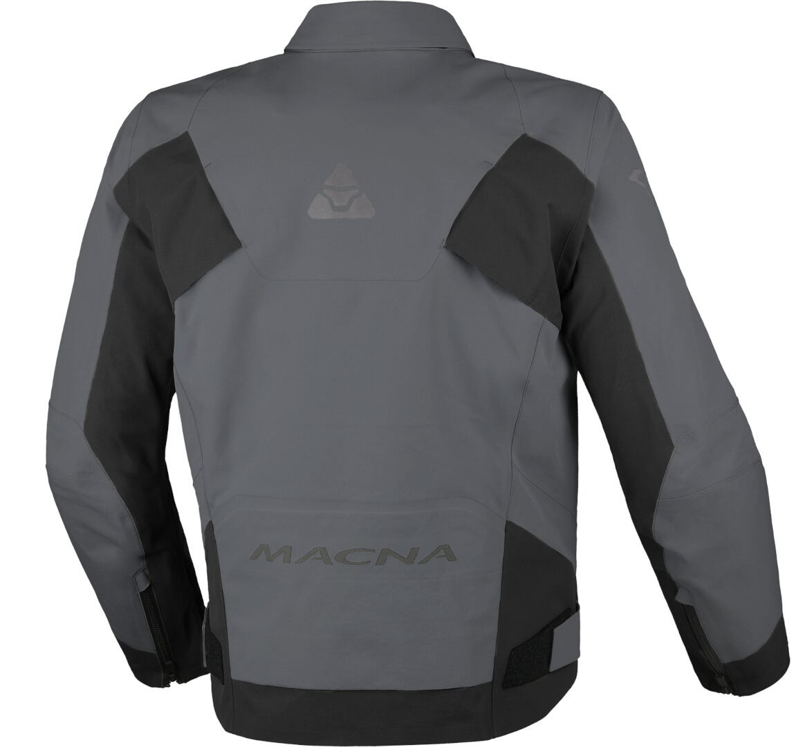 Macna Corvit wasserdichte Motorrad Textiljacke grau/schwarz XXL Abbildung 4