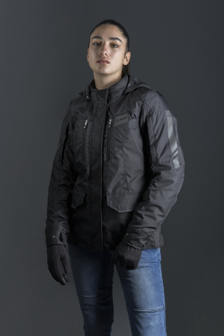 LS2 Metropolis Evo wasserdichte damen motorrad textiljacke nero S Figura 8