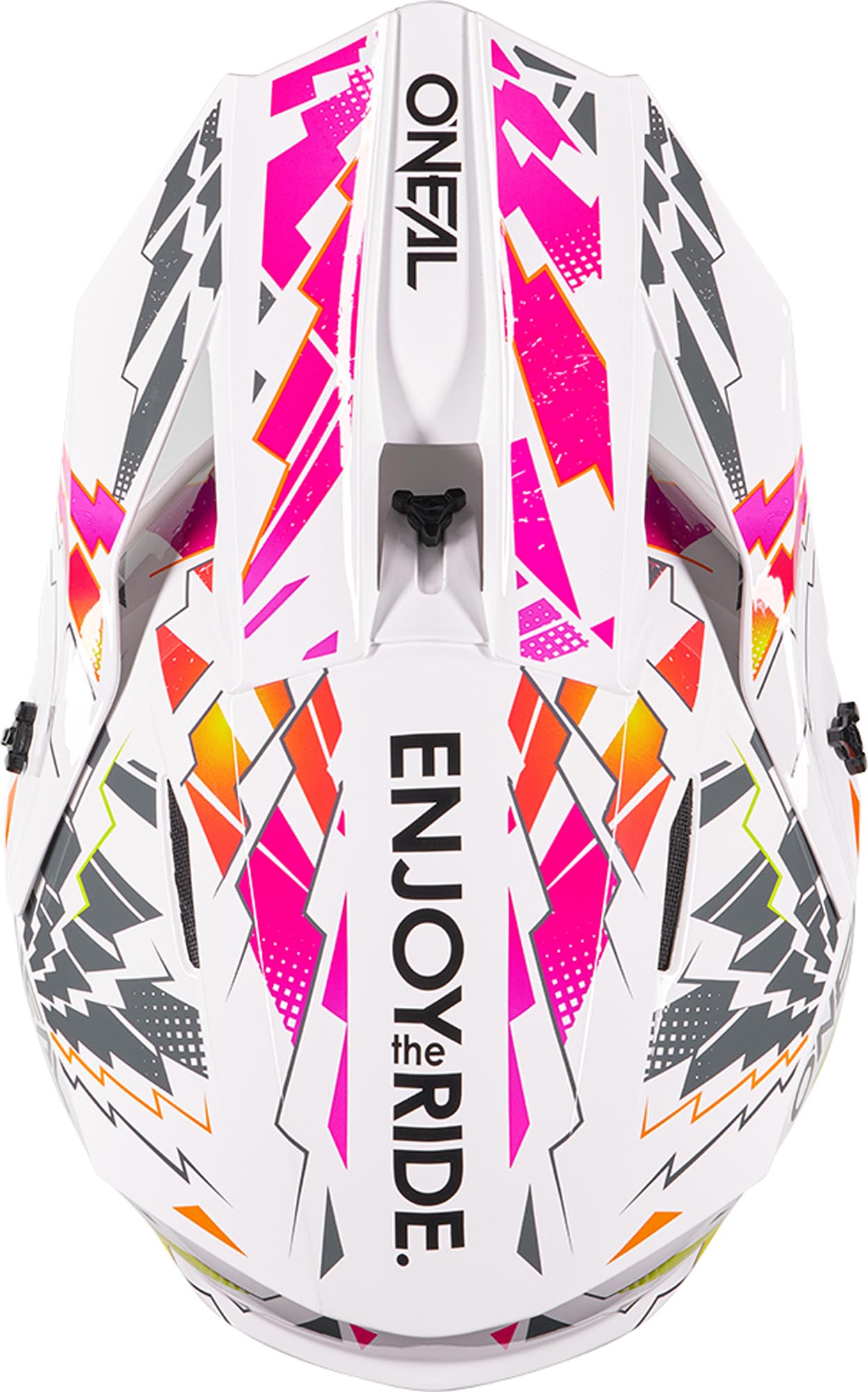 Oneal 1SRS Stixx Casco da motocross giovanile bianco/multicolore Y/XL (51-52) Figura 7
