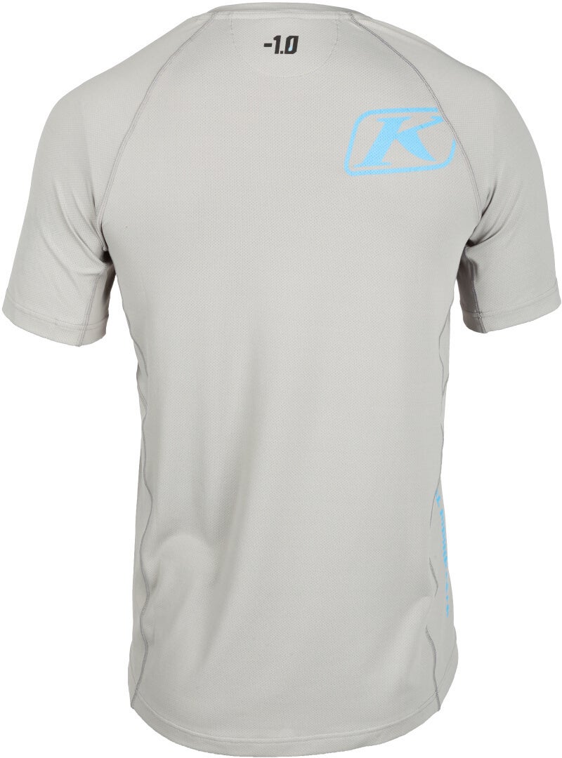 Klim Aggressor -1.0 Cooling 2023 Short Sleeve Functional Shirt grey XL Figure 2