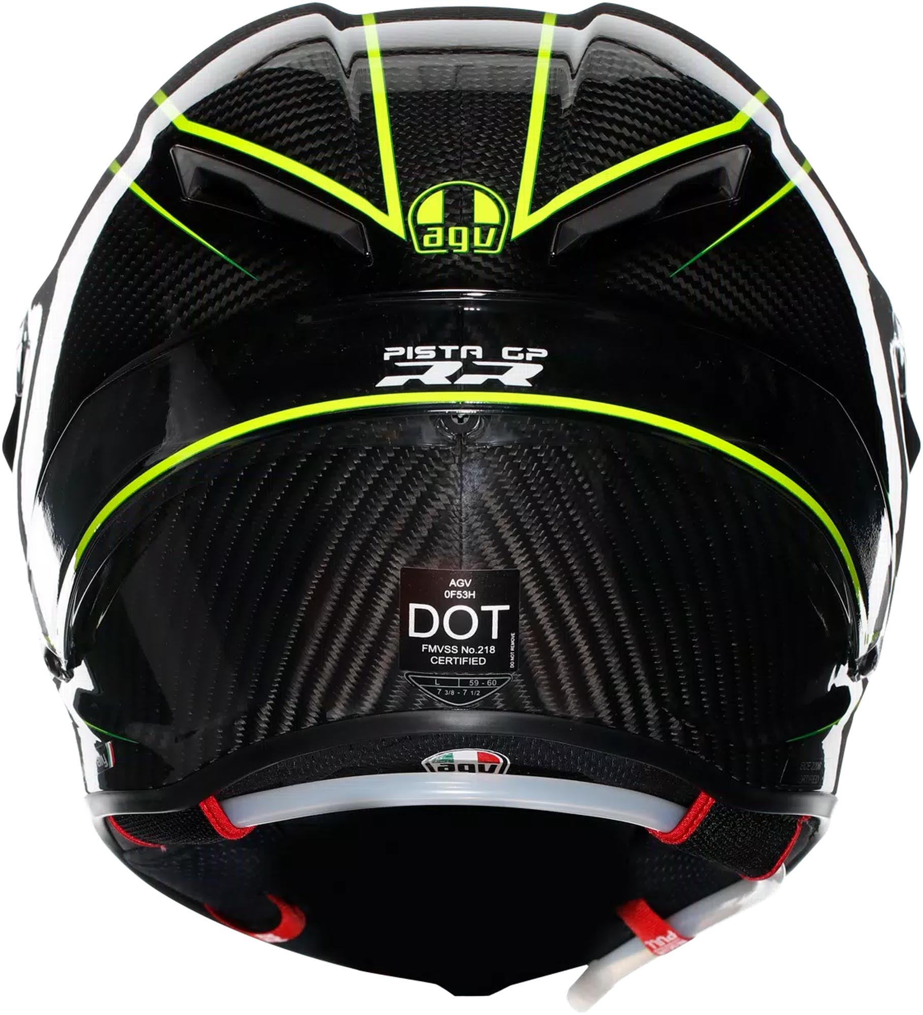 AGV Pista GP RR Performante Carbon Casco nero/verde XXL (63/64) Figura 5