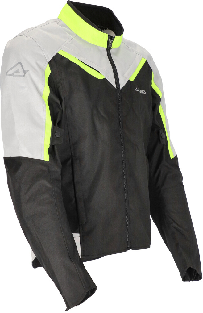 Acerbis X-Mat Motorcycle Textile Jacket grey/yellow XL Figure 1