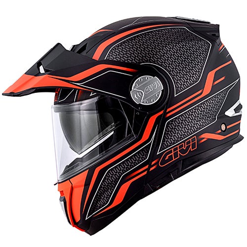 GIVI X.33 Canyon Layers Klaphelm wit/rood/blauw XL Figuur 2
