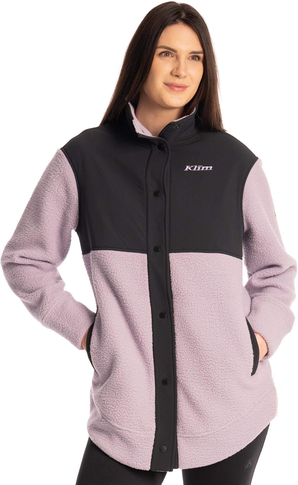 Klim High Pile Mountain Damer fleecejakke lilla/sort XL Figur 3