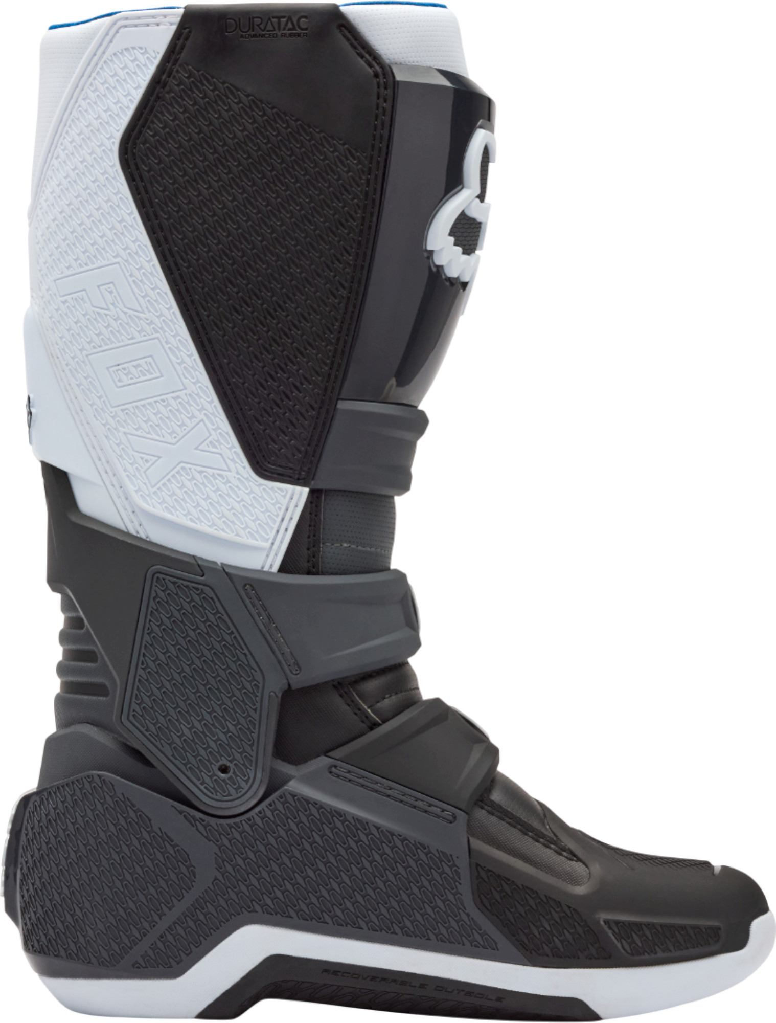 FOX Motion Motocross Stiefel schwarz/weiß/grau 10,5 Abbildung 3