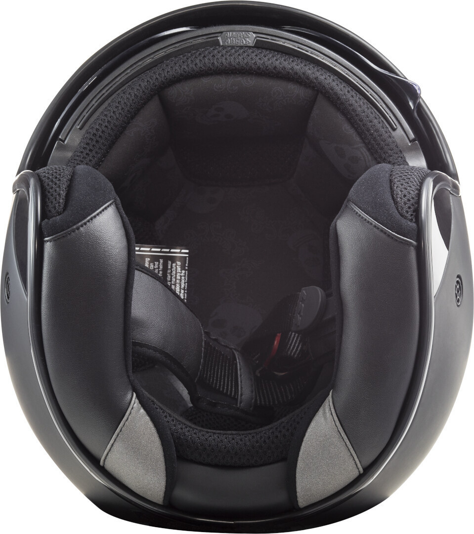 LS2 OF601 Bob II Solid Jet Helmet black matt L (59/60) Figure 8