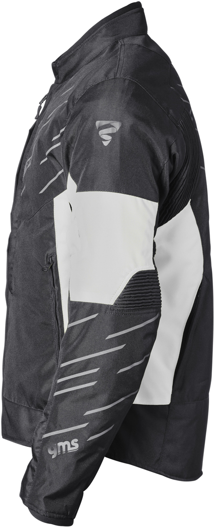 GMS Kasai waterproof Motorcycle Textile Jacket black/white M Figure 2