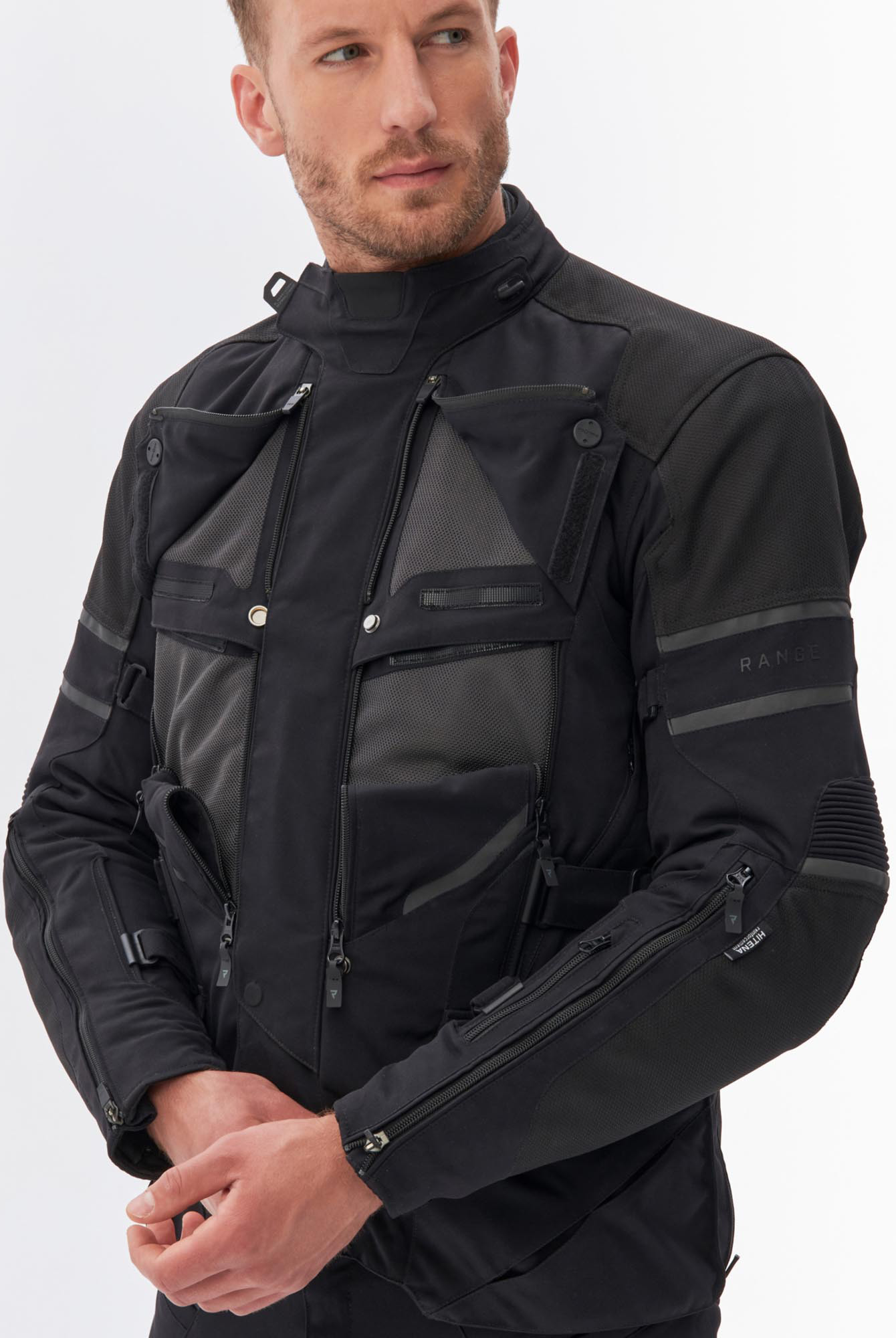 Rebelhorn Range Veste textile moto imperméable noir S Figure 6