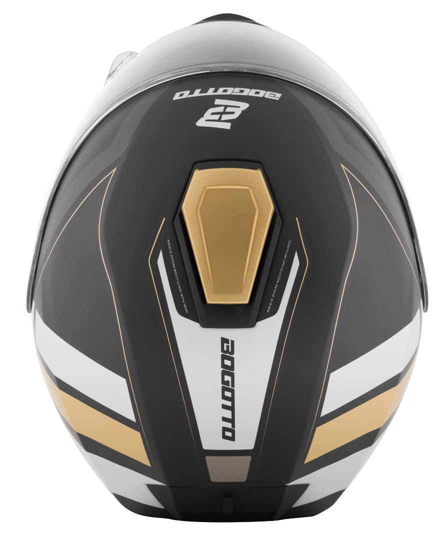 Bogotto FF403 Murata casque rabattable Noir/Or S (55/56) Figure 5