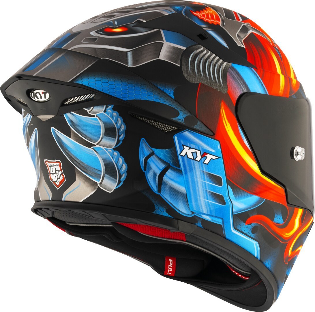Side view of KYT TT-Revo Magnet Helmet