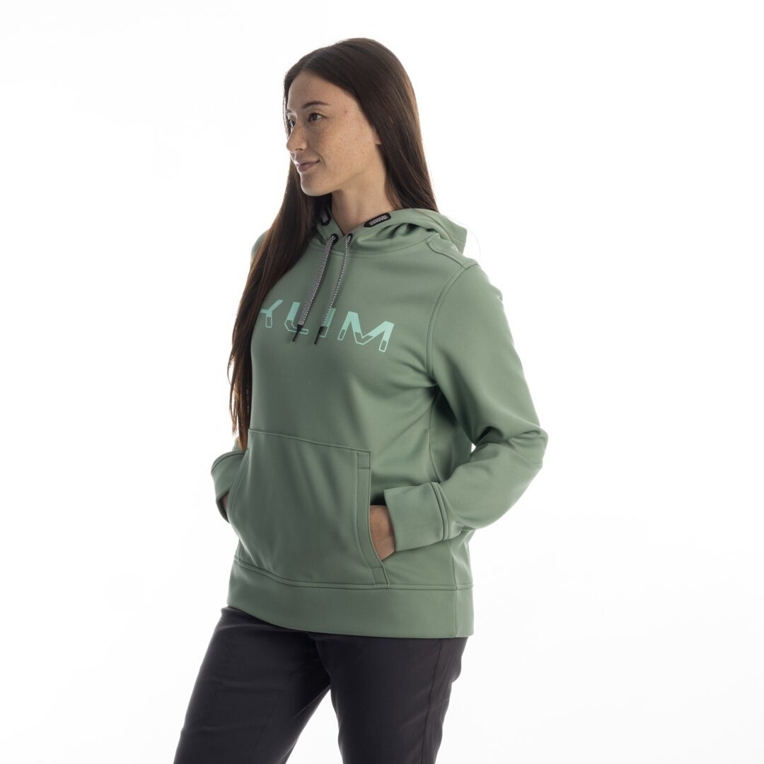 Side view of Klim Petrol Ladies Hoodie