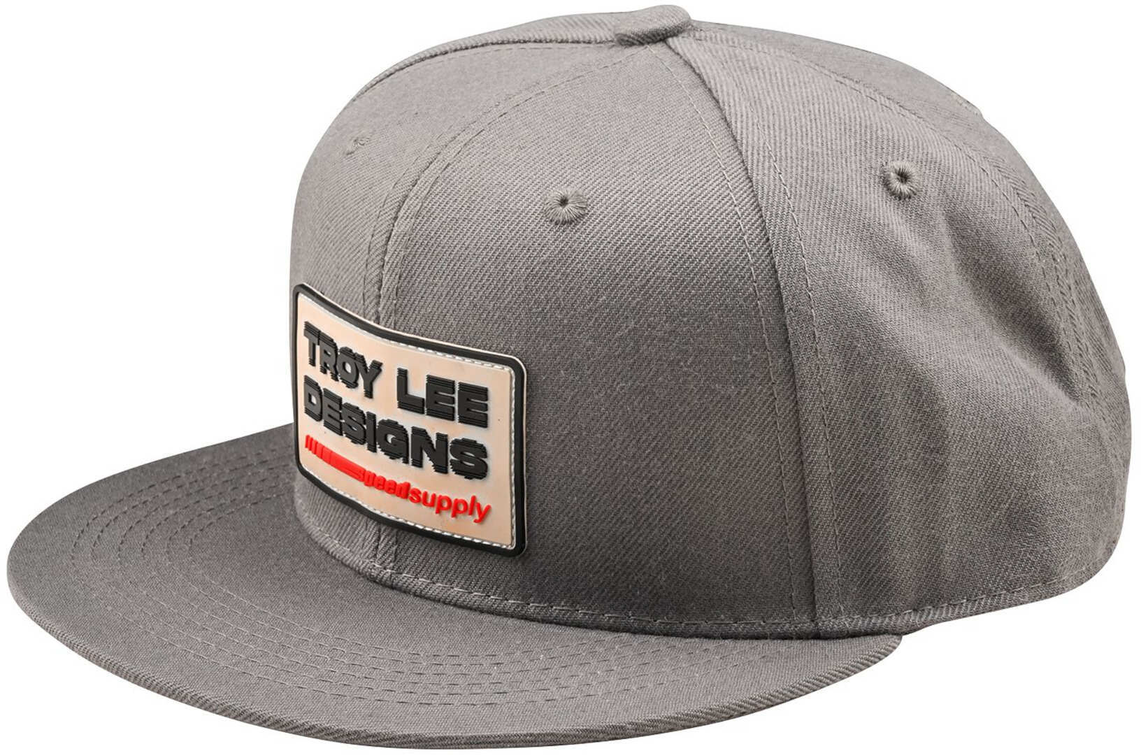 Troy Lee Designs Flat Bill Factory Șapcă Snapback Gri Figura 1