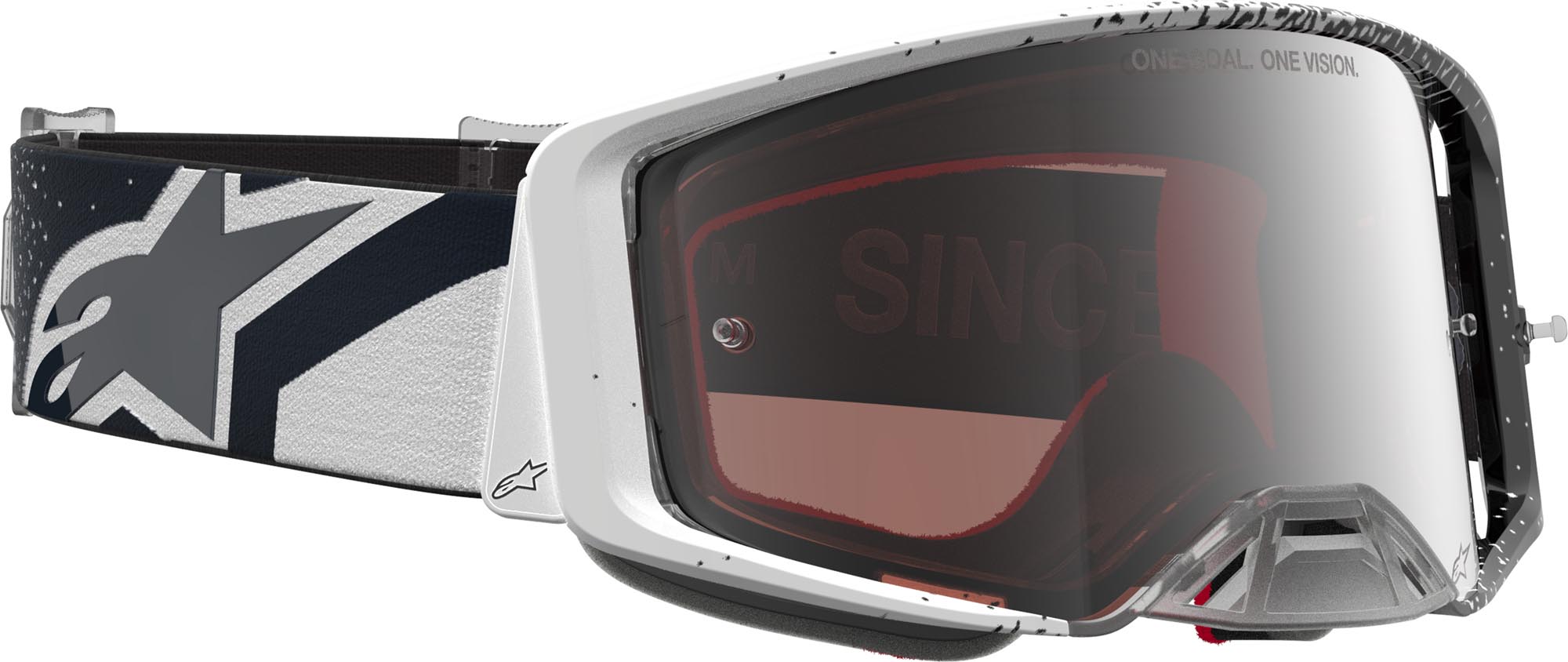 Alpinestars Supertech Hiten Mirror Motocross Goggles white/black Figure 3