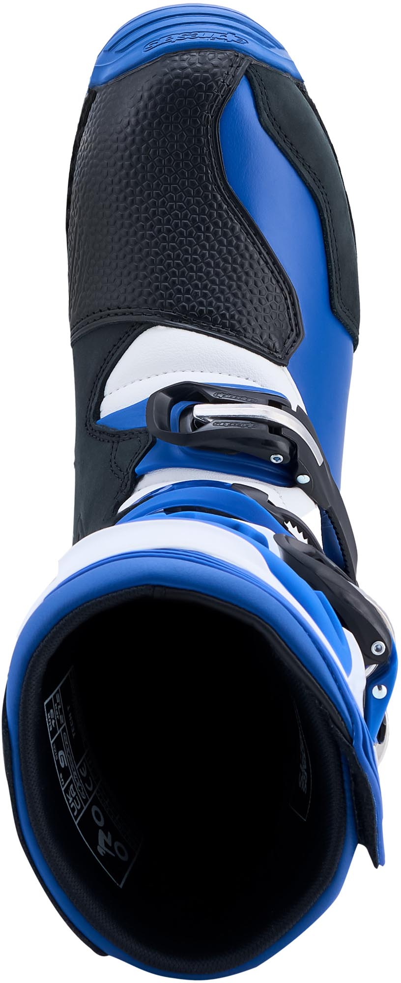 Alpinestars Tech-T Motorcycle Boots blue/black/white 5 Figure 3