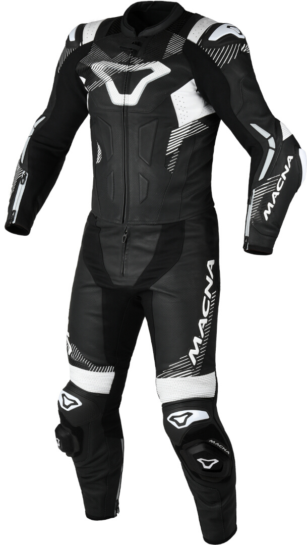 Macna Armadyl perforated Two Piece Motorcycle Leather Suit-image-871623518