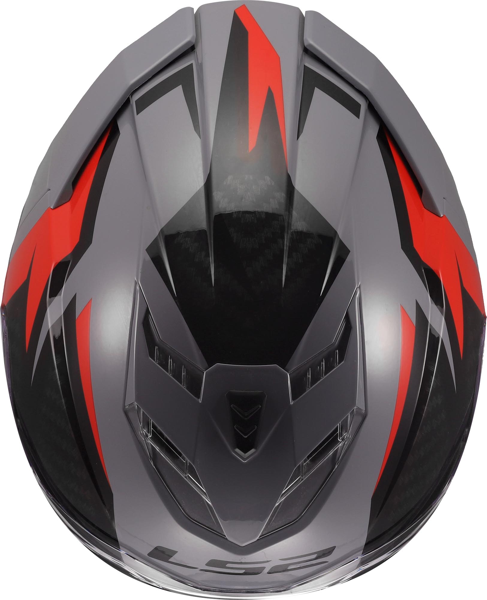 LS2 FF818 Storm III Dynamo Helm grau/rot S (55/56) Abbildung 10
