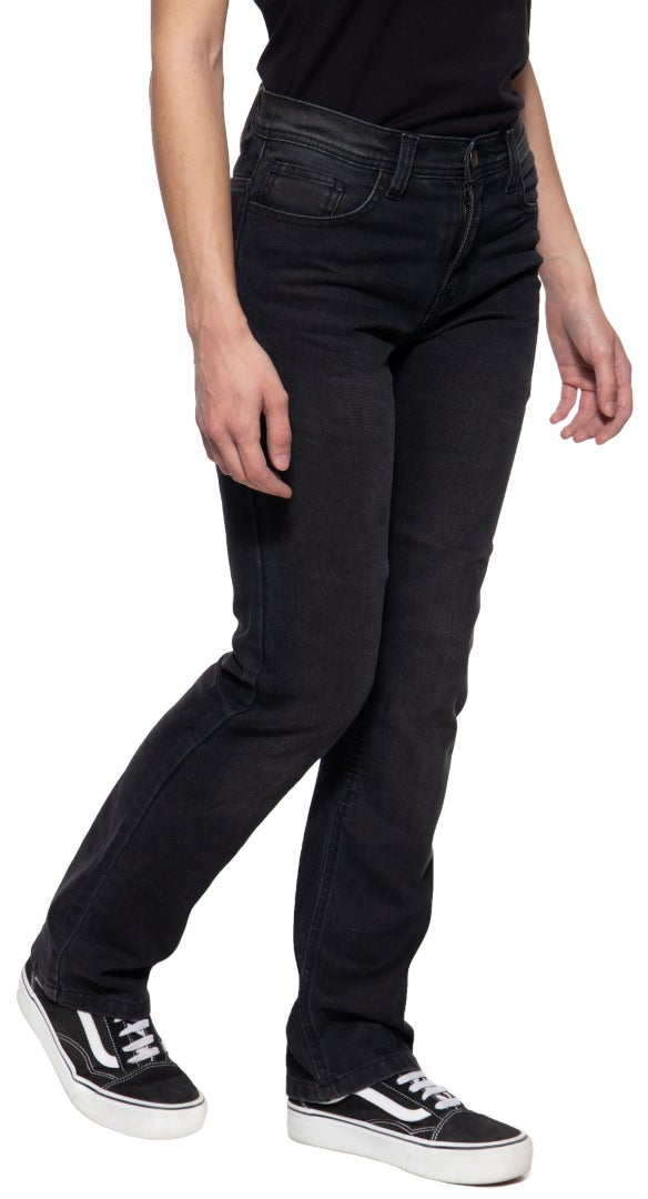 Queen Kerosin Motogear Black Dames Motor Jeans Short 36 Figuur 1