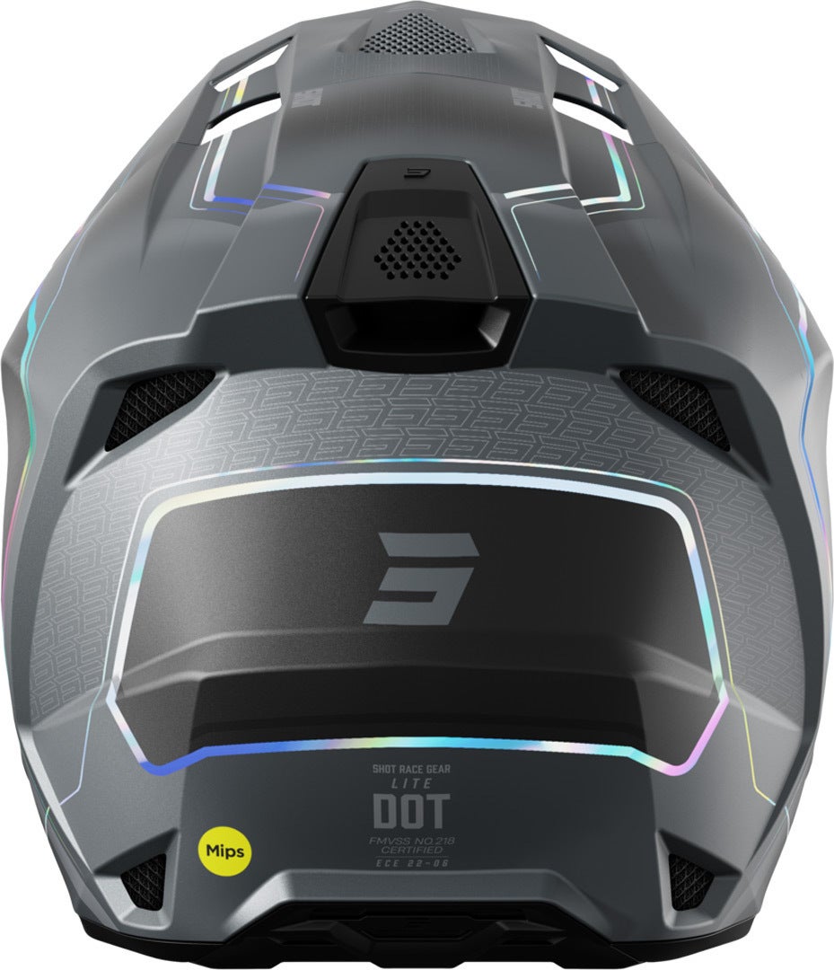 Shot Lite Challenger Motocross Helm grau XXL (63/64) Abbildung 3