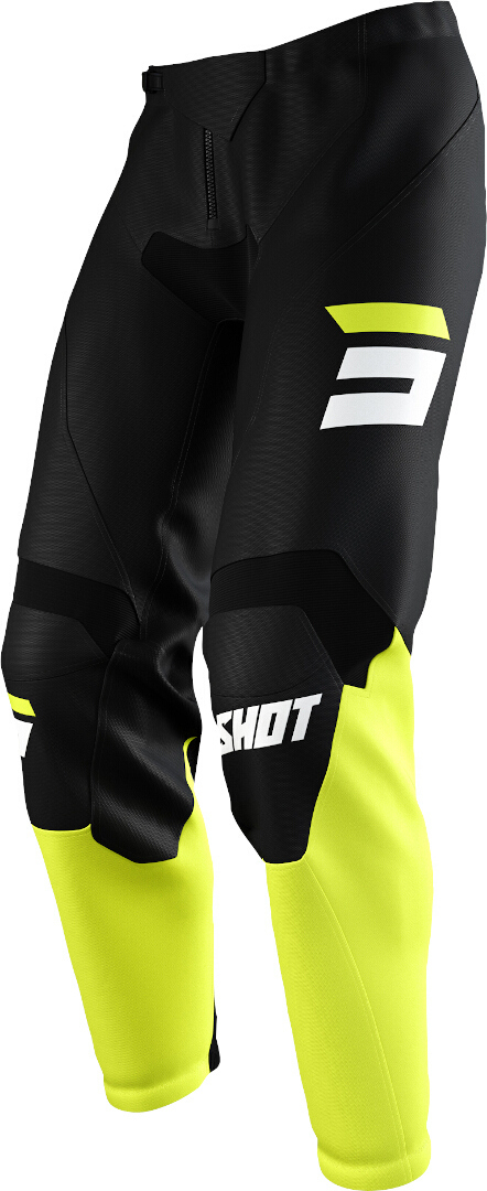 Shot Draw Burst Pantaloni de motocross negru/galben 26 Figura 1