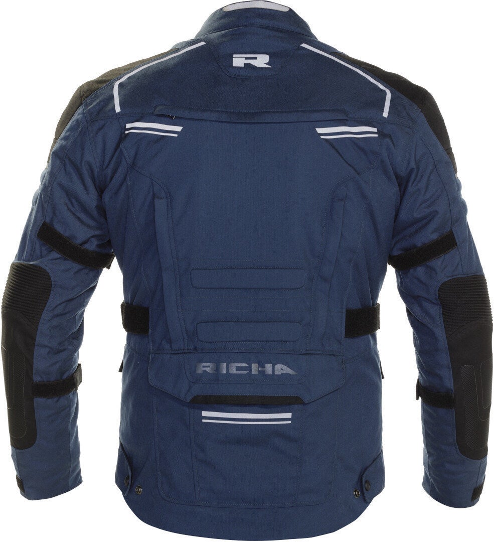 Richa Touareg 2 waterproof Motorcycle Textile Jacket dark blue/black 6XL Figure 2