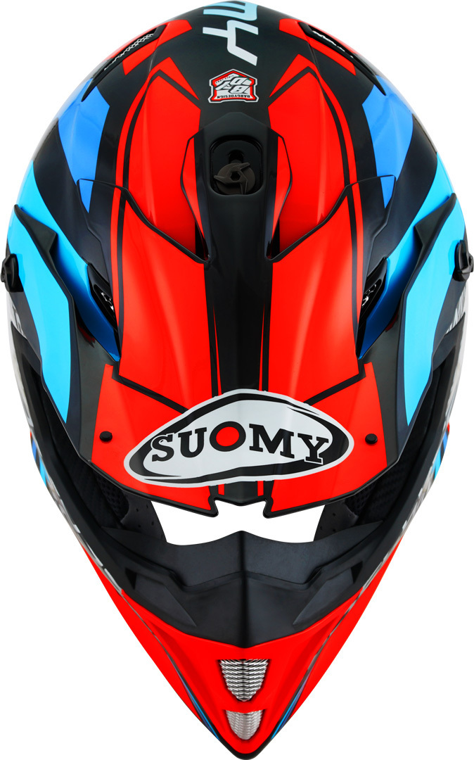 Suomy MX Speed Pro Forward Motocross Hjälm Orange/blå Förlust (59/60) Figur 7