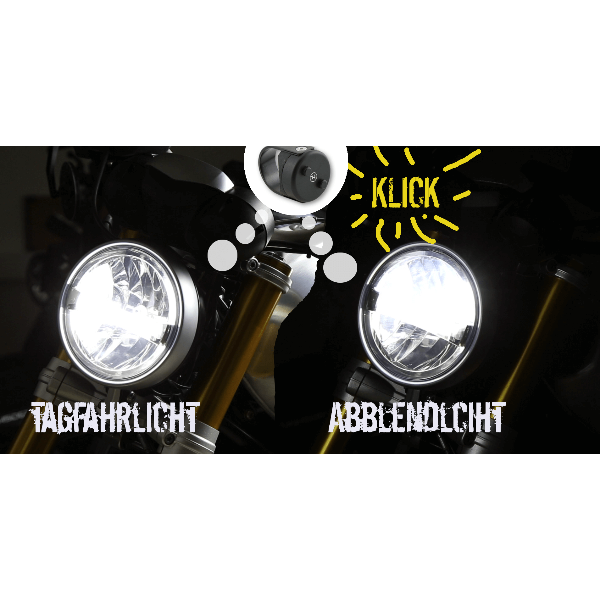 HIGHSIDER E-BOX DRL TOUCH, für DRL Schaltung per Taster Figura 2