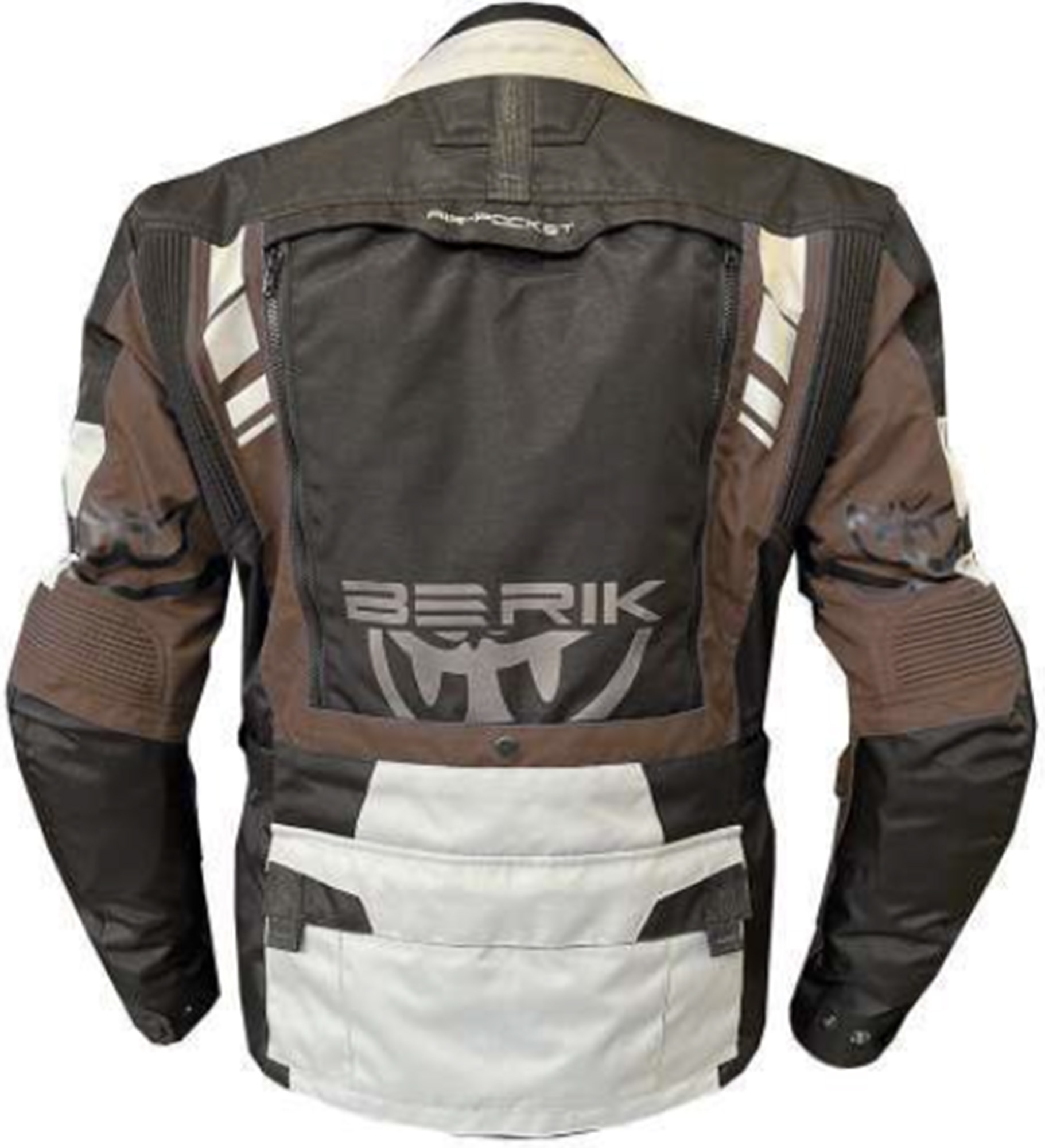 Berik Ferpho Jachetă impermeabilă Textil pentru motocicletă Negru/Maro 48 Figura 2