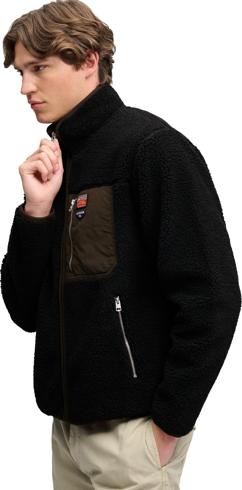 Superdry & Co Vintage Retro Fleecestakki musta M Kuva 6