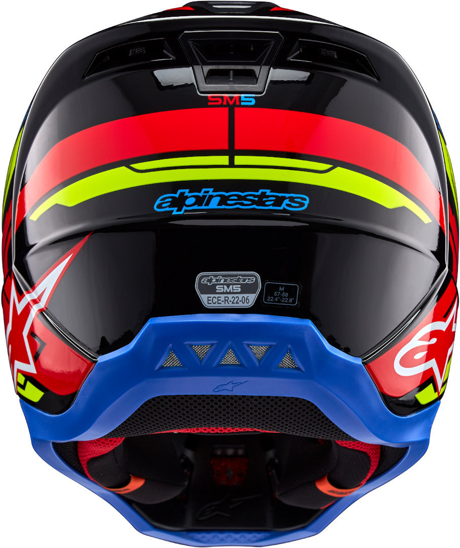 Alpinestars S-M5 Action 2 2024 Cască de motocross negru/galben/roșu XL (61/62) Figura 3