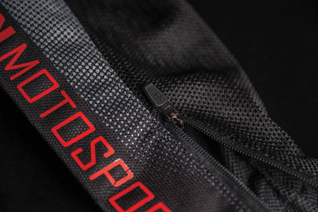 Icon Hooligan Ultrabolt Motorcycle Textile Jacket grey/black/red XL Figure 15