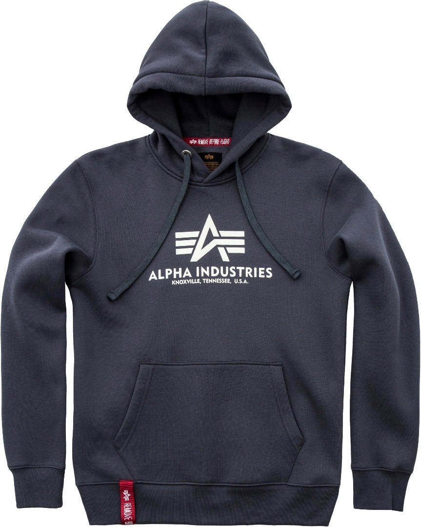 Alpha Industries Basic Hoodie Cinza escuro 4XL Figura 1