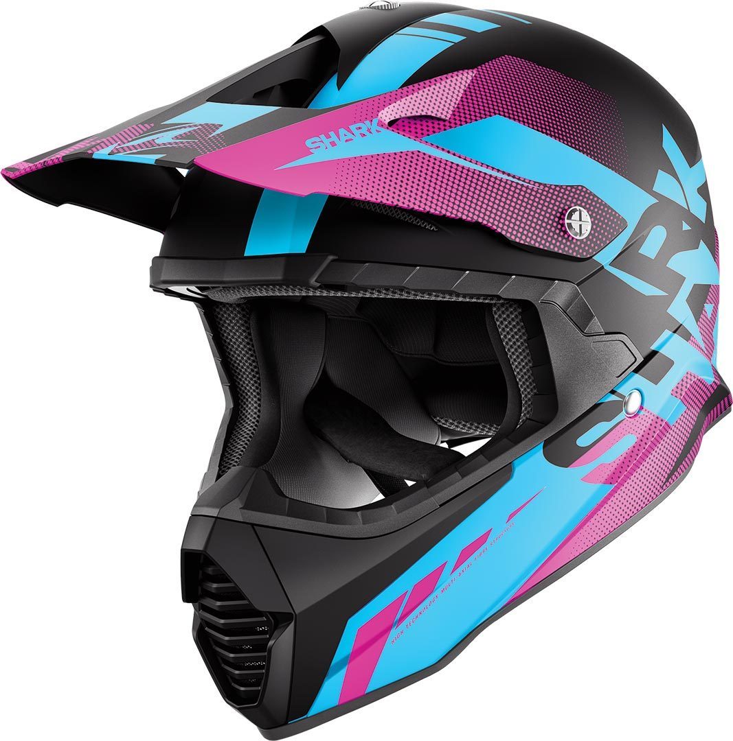 Shark Varial Anger Cască de motocross Albastru/Roșu/Alb M (57/58) Figura 2