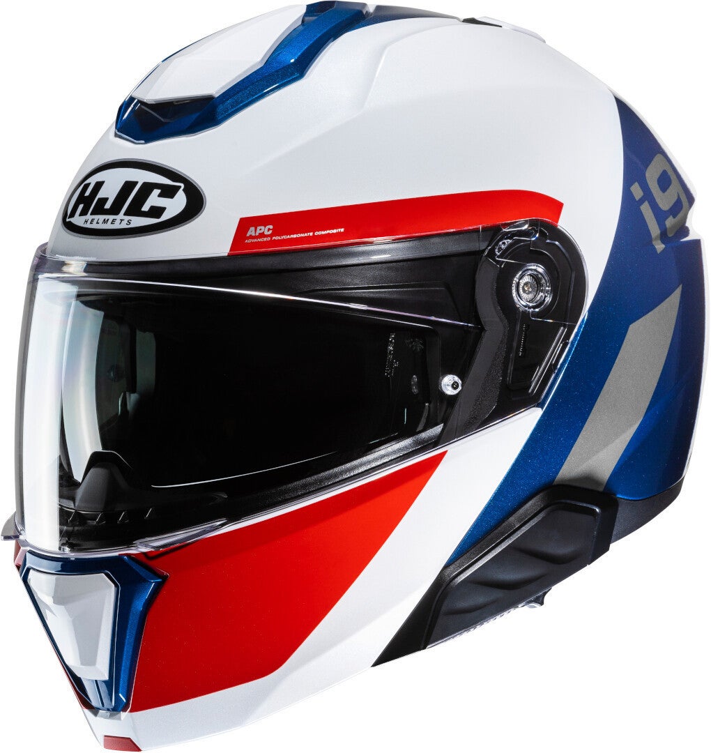 HJC i91 Bina Capacete branco/azul/vermelho L (58/59) Figura 1