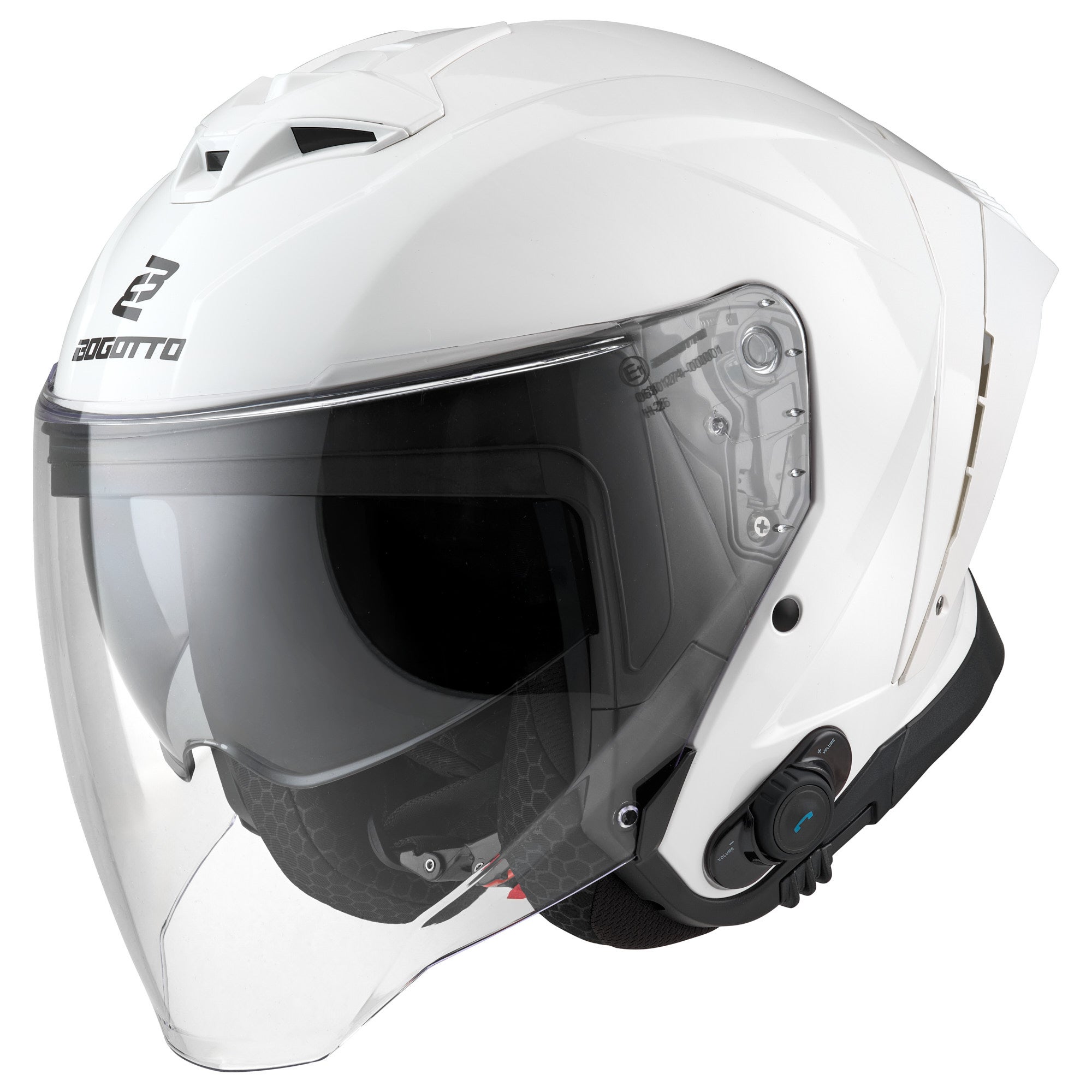 Bogotto H599 Bluetooth Casco aperto Bianco XXL (63) Figura 1