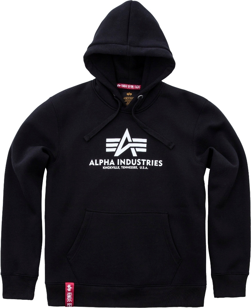 Alpha Industries Basic Chandail à capuchon noir S Figure 1