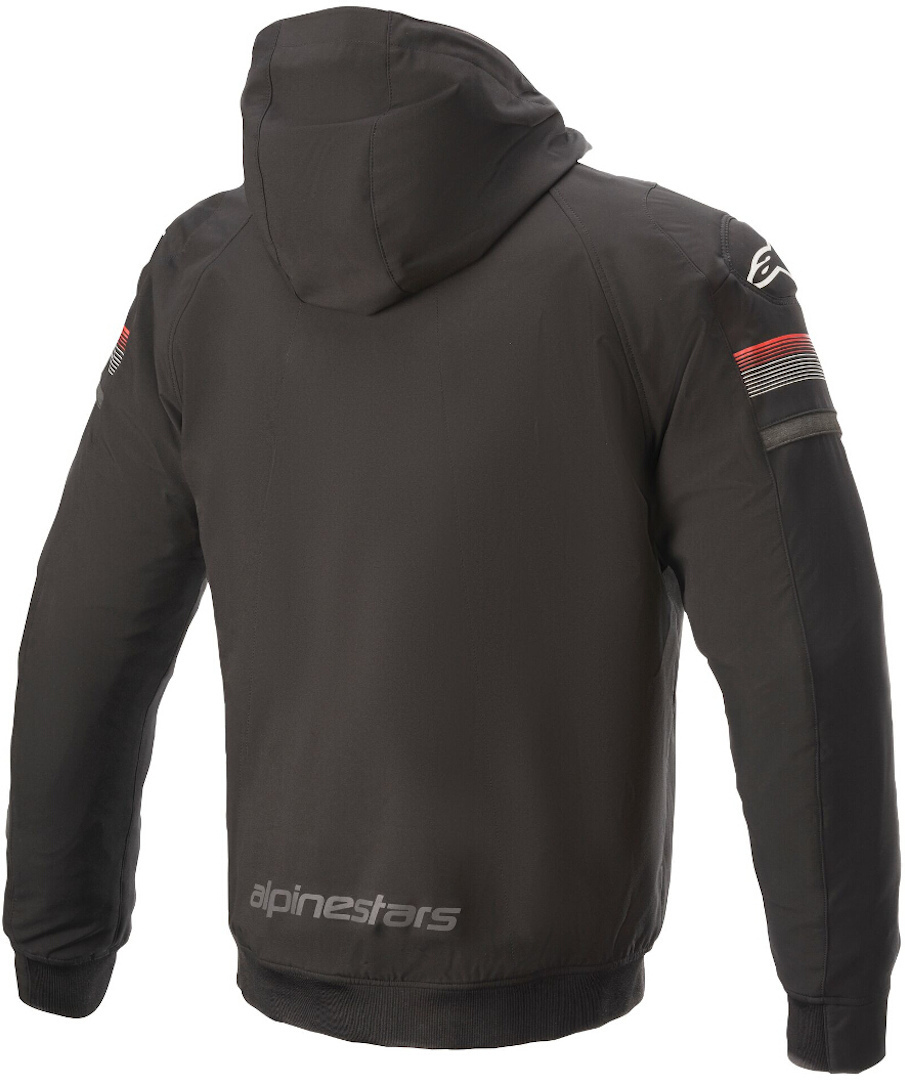 Alpinestars Sektor V2 Motorcykel Hoodie svart/röd XXL Figur 2