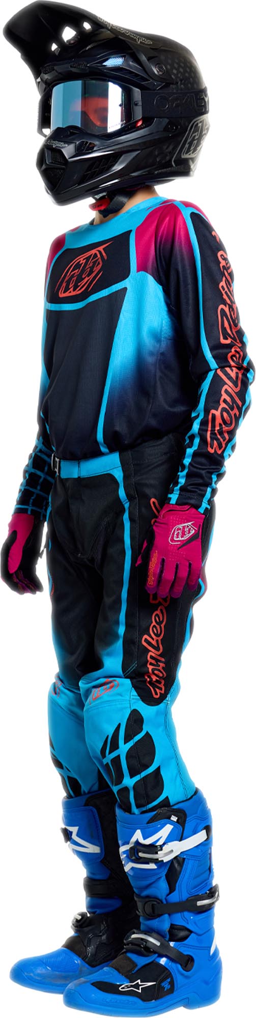 Troy Lee Designs GP Pro Framework Jugend Motocross Hose schwarz/blau 24 Abbildung 3