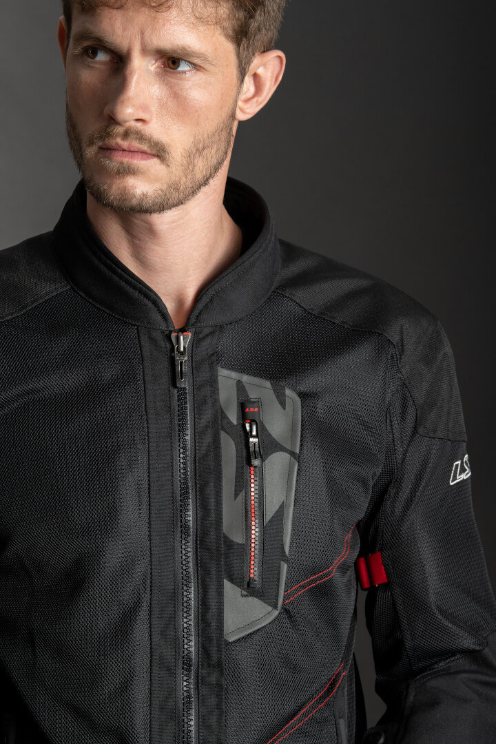 LS2 Alba Motorcycle Textile Jacket black XXL Figure 3