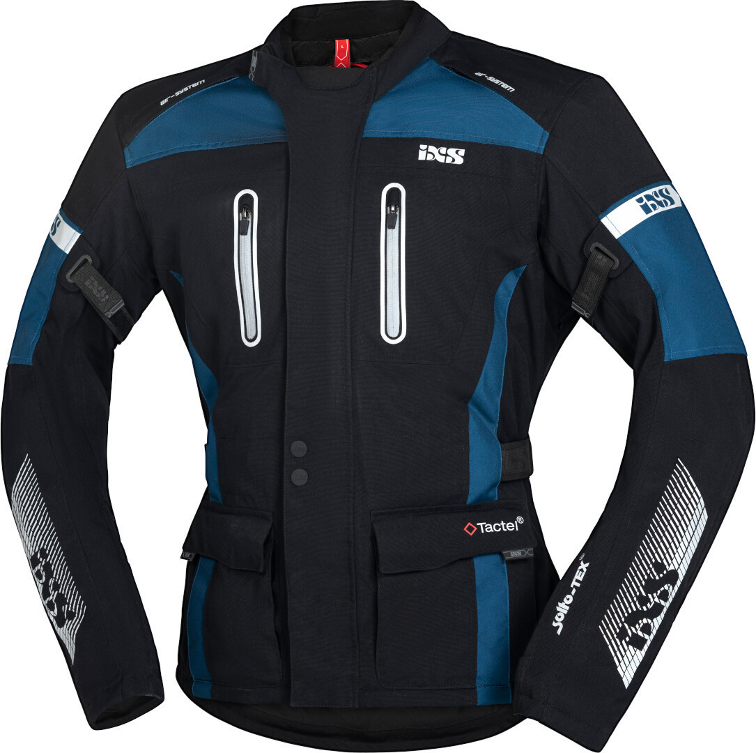 IXS Tour Pacora-ST Motorcycle Textile Jacket black/blue L Figure 1