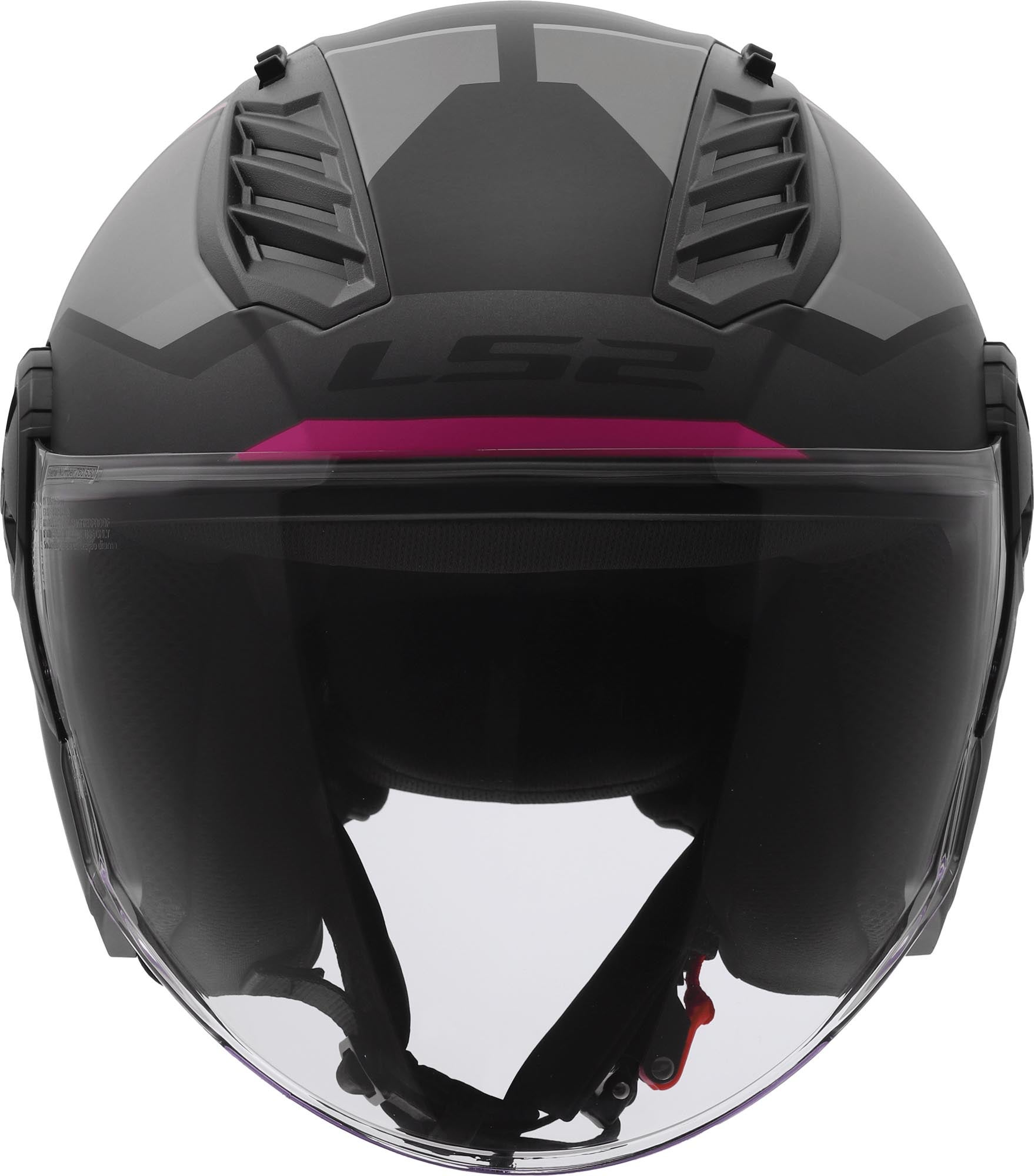 LS2 OF616 Airflow II Solar Jethelm grau/pink S (55/56) Abbildung 3