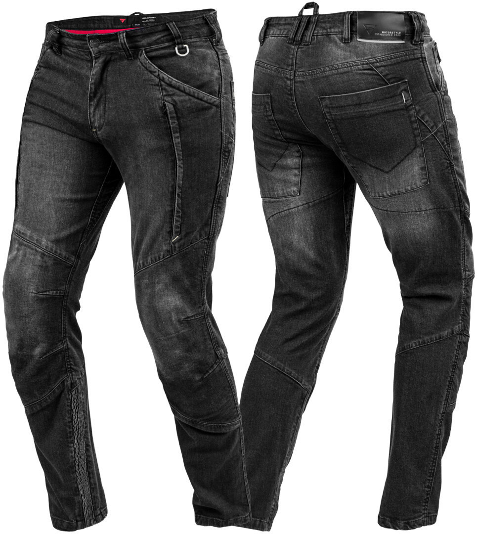 SHIMA Ghost Motorrad Jeans schwarz Lang 32 Abbildung 3