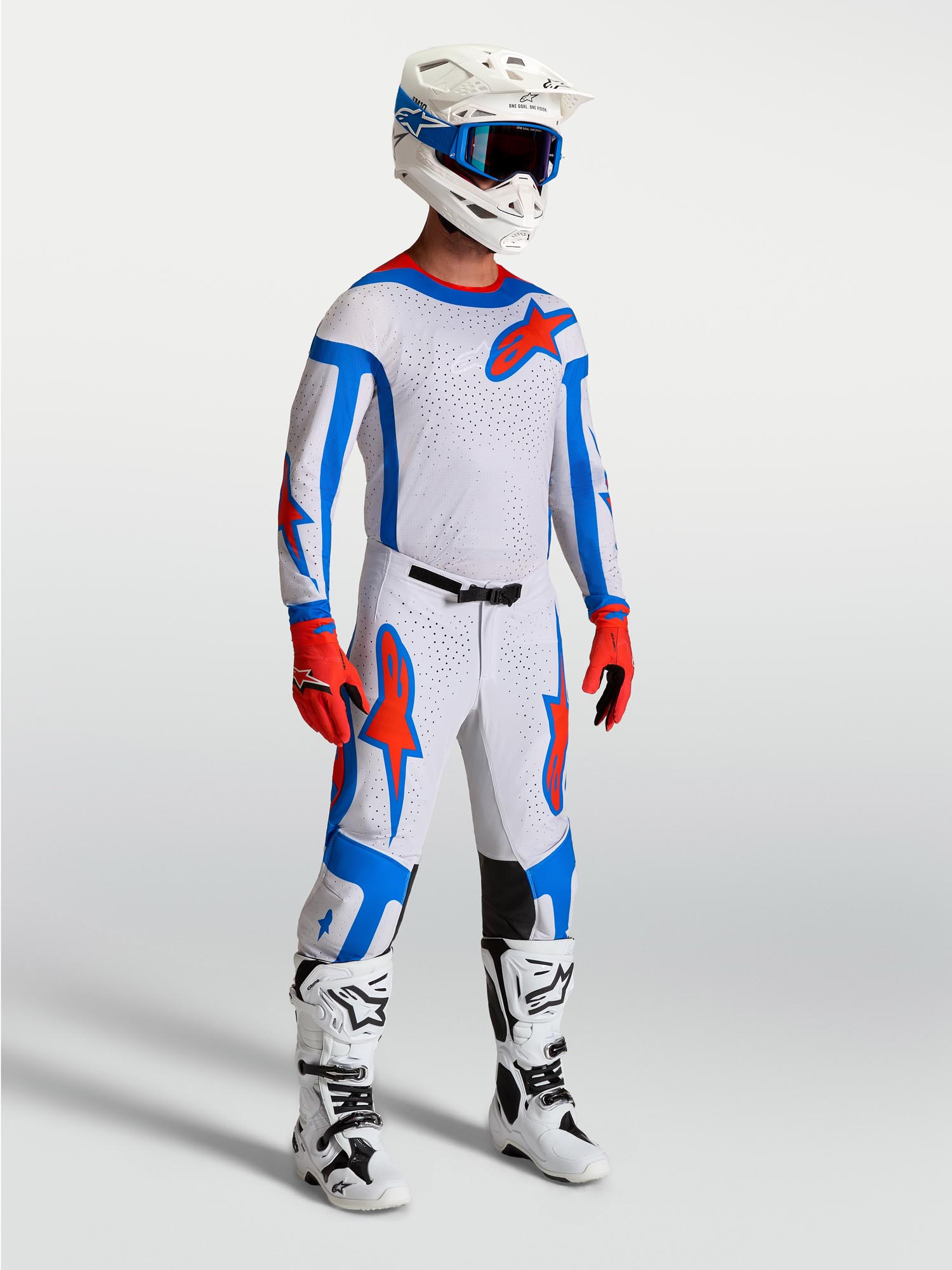 Alpinestars Supertech Vesta Motocross Hose lila/rot 36 Abbildung 3