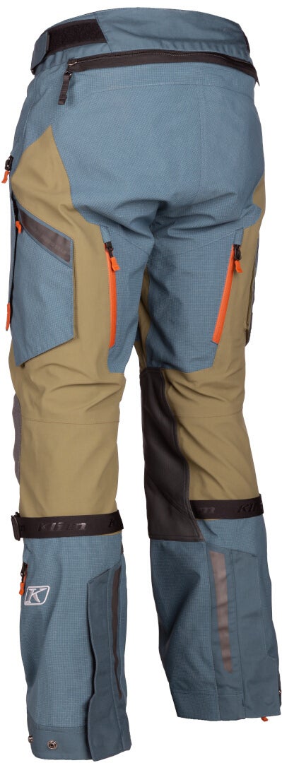Klim Badlands Pro A3 2023 Motorcycle Textile Pants blue/green Short 36 Figure 2