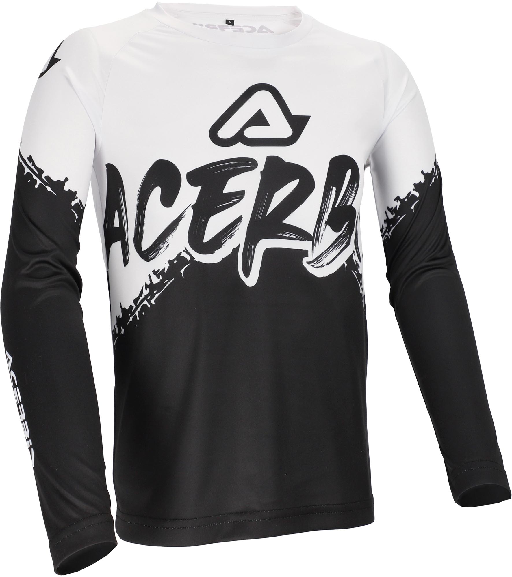 Acerbis MX Linear Graphic Jugend Motocross Jersey schwarz/weiß M Abbildung 1