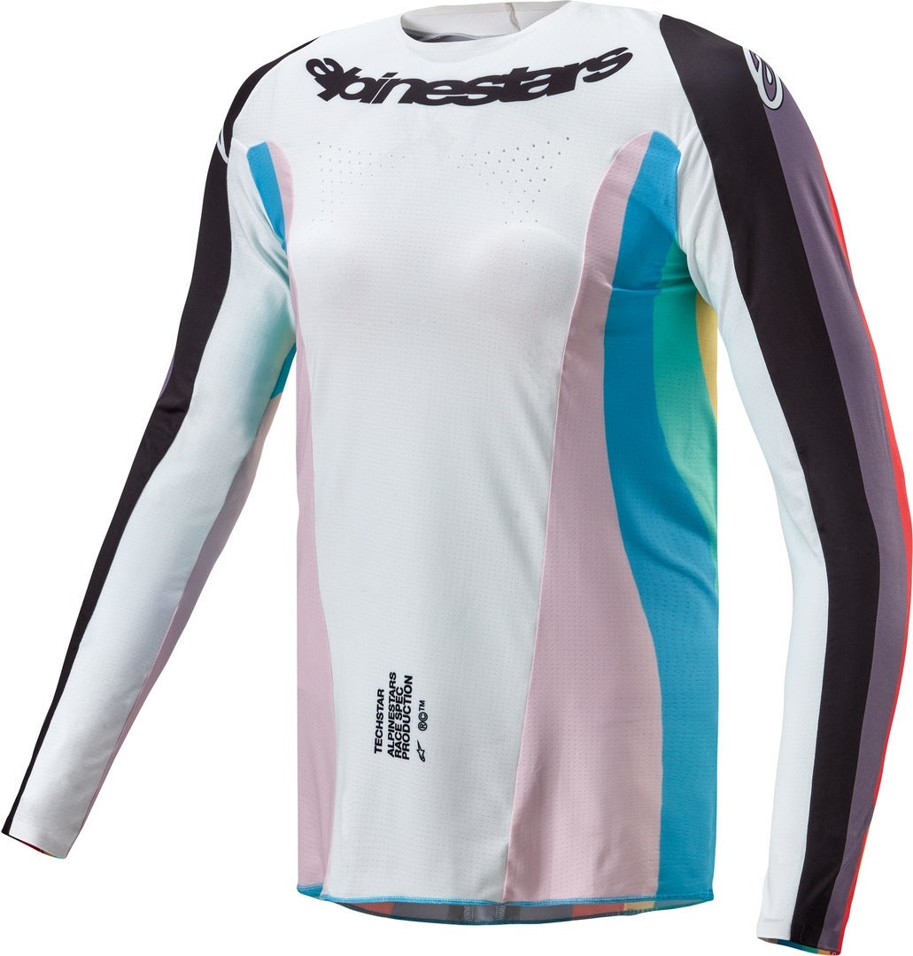 Alpinestars Stella Techstar Camisola Feminina de Motocross Artigo principal Figura 1
