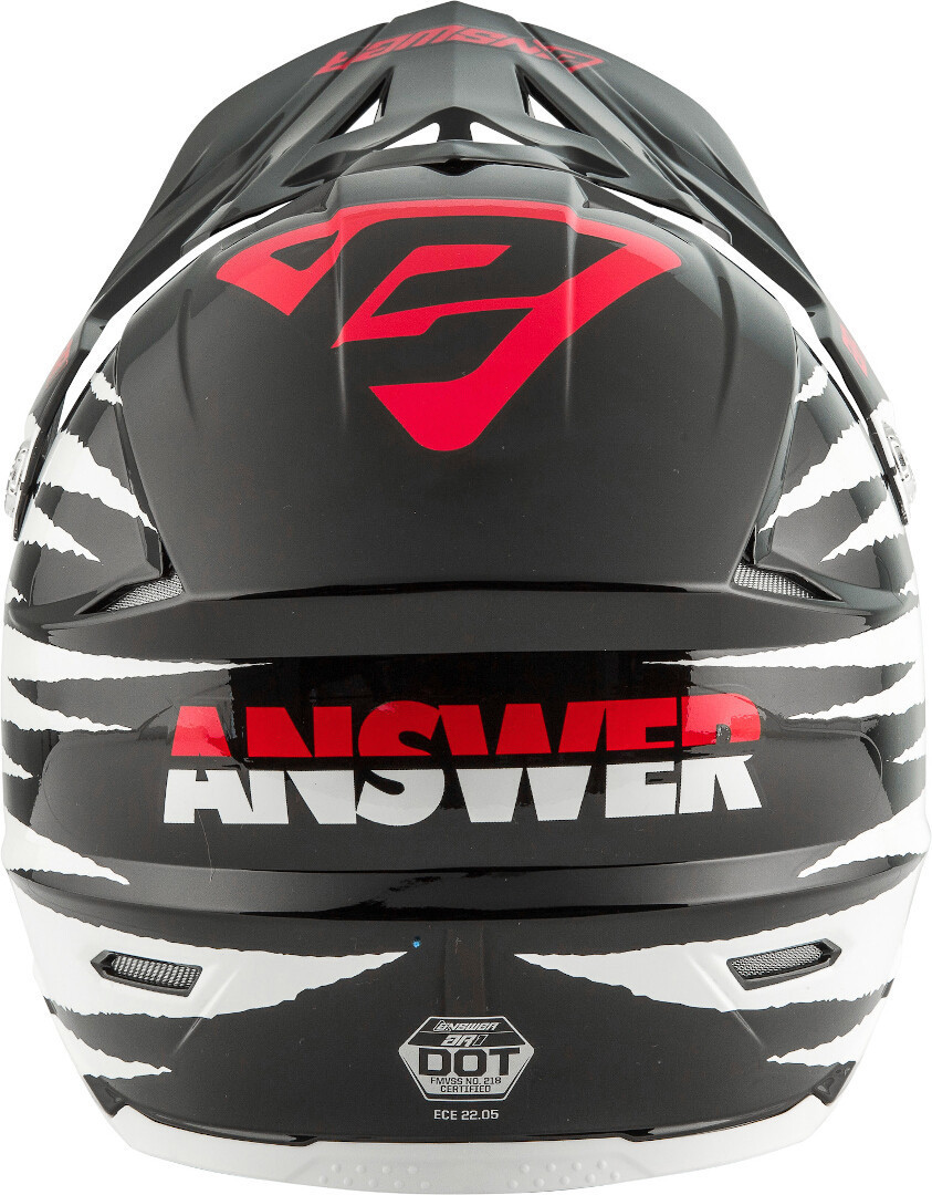 Answer AR-1 Pro Glow Motokrosová přilba bílá/černá S (54/56) Obrázek 4
